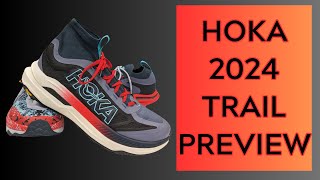 Hoka 2024 Trail Shoe Previews From The Running Event Austin TX 2023 [upl. by Eelsew]