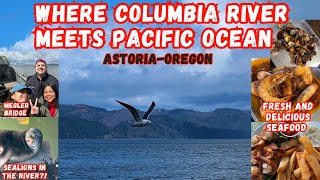 ASTORIA CITY OREGON  A HISTORICAL CITY BY THE COLUMBIA RIVER [upl. by Nahgrom]