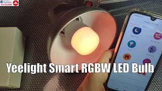 Yeelight Smart RGBW LED Bulb [upl. by Nylodnarb]