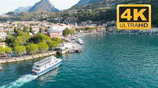 Toscolano Maderno Garda Lake Italy Drone Footage in 4K  2022 Drone Tours [upl. by Issirk413]