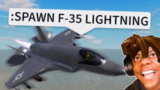 War Tycoon Funny Moments F35 LIGHTNING [upl. by Adaha331]