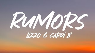 Lizzo  Rumors Lyrics feat Cardi B [upl. by Anilat]