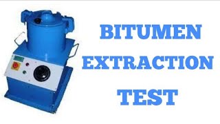 Bitumen Content Test of sdbcBitumen extractionTestWith Calulation [upl. by Zednanreh]