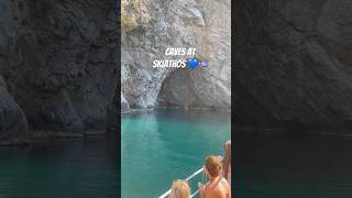 Skiathos travel greekisland skiathos caves greece visitgreece foryou youtubeshorts beauty [upl. by Ayat154]