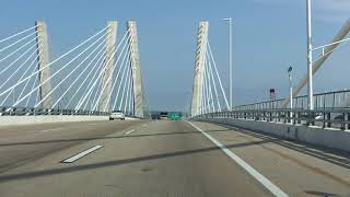 Goethals Bridge westbound [upl. by Enialedam]