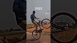 202324 cycle stunt wheelie 👈 viral shocycling bikecycle [upl. by Atiekal]