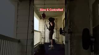 Slow amp Controlled 100lbsdown boxingequipment exercise obesity 100poundsdown funny [upl. by Valleau251]