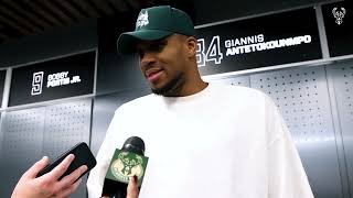 Giannis Antetokounmpo Postgame Media Availability  111824 [upl. by Hayn]