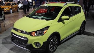 2017 Chevrolet Spark Activ First Look  2016 LA Auto Show [upl. by Doomham140]