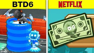 Everything DIFFERENT In Netflix Bloons TD 6 [upl. by Reni]