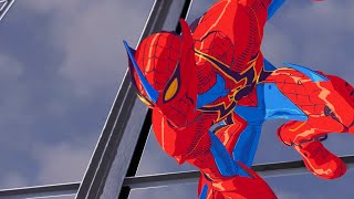 SpiderMan fights Wilson Fisk ArachnidRider Suit  Marvels SpiderMan Remastered [upl. by Lovering]