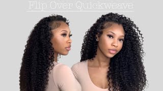 HOW TO Flip Over Method Quick Weave BEGINNER FRIENDLY ft Alipearl Hair [upl. by Faina]