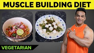 Muscle Building Diet for Beginners  Full day of Eating  Yatinder Singh [upl. by Atipul]