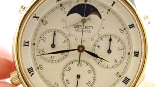 Seiko 7A48 Moonphase Watch [upl. by Mulloy]