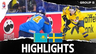 Highlights  Kazakhstan vs Sweden  2024 MensWorlds [upl. by Noirb46]