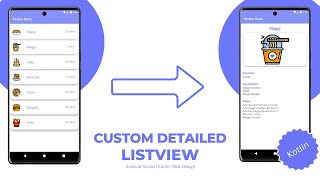 Custom ListView in Android Studio using Kotlin [upl. by Kcirdaed]