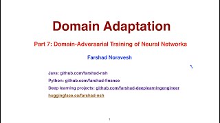 Part 7 domainadversarial training of neural networks [upl. by Caddric]