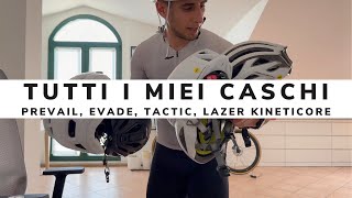 TUTTI I MIEI CASCHI SPECIALIZED SWorks Lazer ventilati aerodinamici trail o enduro [upl. by Ailad]