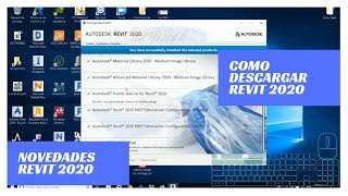 Instalación gratuita y Novedades Revit 2020 [upl. by Aicilyt]