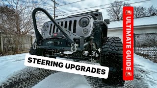 ULTIMATE GUIDE For Jeep Wrangler JK STEERING UPGRADES In 2023 [upl. by Adnim]