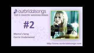 Top 5 Country Wedding Songs [upl. by Evets]