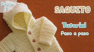 Abrigo para bebé tejido a Crochet  Tutorial Paso a Paso AJUAR [upl. by Shaikh]