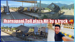 Jharnapani Toll plaza Hit by a truck 🚚  Chumu Saturday bazar to kohima trip 161124 [upl. by Riess]