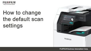 How to change the default scan settings [upl. by Diantha]