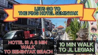 PING HOTEL SEMINYAK TOUR [upl. by Egin]