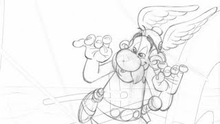 Asterix And The Vikings  Rough Pencil Test Seq 235 [upl. by Ahon954]