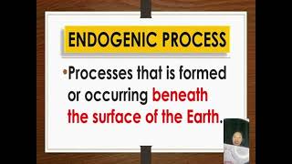 ENDOGENIC PROCESS Discussion earth rock endogenic videolessons [upl. by Regina10]