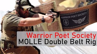 Warrior Poet Society MOLLE Double Belt  The Best Overall War Belt [upl. by Nessa]