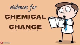 evidences for a chemical change [upl. by Hannahoj]