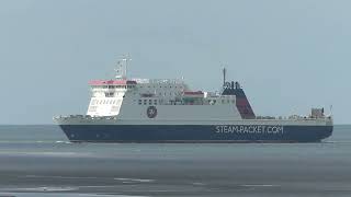 Manxman amp Ben My Chree Heysham 24th August 2023 [upl. by Ahseekal60]