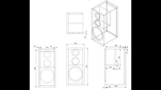 vifa ne225w 3way speaker sound [upl. by Nilahs]