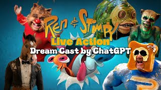 Ren amp Stimpy Live Action Dream Cast by ChatGPT [upl. by Cinda350]