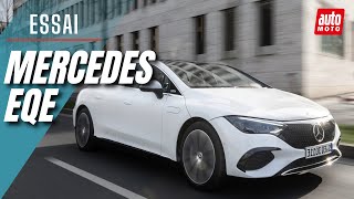 Essai Mercedes EQE  une grande routière électrique [upl. by Beilul490]