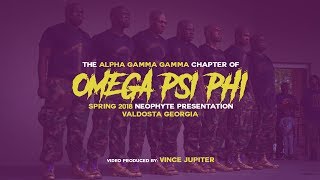 Omega Psi Phi Probate  Spring 18 AΓΓ Chapter Valdosta GA [upl. by Ruhnke]