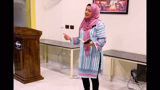 Toastmasters Winning Evaluation Speech RTC TM Erum Rizvi  Public speaking [upl. by Landan389]