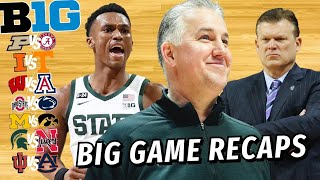 Big Ten Basketball Recap Edeys Hometown Heroics  MSU vs Nebraska Instant Reaction [upl. by Parrish]