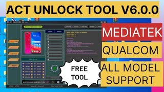 Act unlock tool v600 free downloadnew version update enjoy 2025 Free Reset oppo vivo infinix [upl. by Esined]