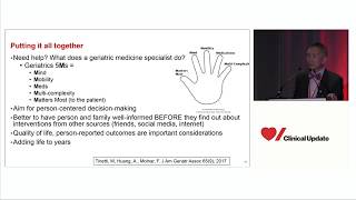 Heart Interventions  Frailty Filtering in Older Patients Allen Huang HeartampStroke Clinical Update [upl. by Nosyaj]