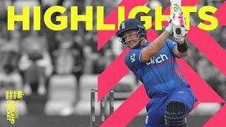 Livingstone Smashes 95 Off 78  Highlights  England v New Zealand  2nd Mens Metro Bank ODI 2023 [upl. by Wadlinger]