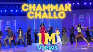 CHAMMAK CHALLO  COLLEGE DANCE  St johns medical college  Viral saree dance  Dance choreography [upl. by Eudoca290]