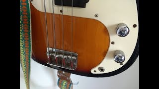 How to fix a crackly jack socket on a bass guitar [upl. by Oiciruam163]