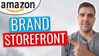 2021  How to Create an Amazon Store Brand Storefront [upl. by Eeram]