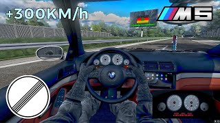 500HP BMW M5 E39  DRIVE ON GERMAN AUTOBAHN [upl. by Latsyrcal989]