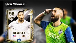 CLINT DEMPSEY THE DRIBBLING KING IS BACK IN FC MOBILE fcmobile [upl. by Bittencourt]