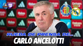 🎙️ CARLO ANCELOTTI EN RUEDA DE PRENSA GETAFE  REAL MADRID [upl. by Wylma]