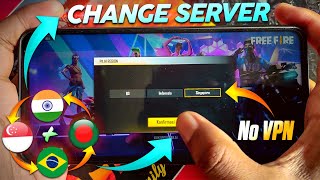 How To Change Free Fire Server Without Vpn [upl. by Alrac]